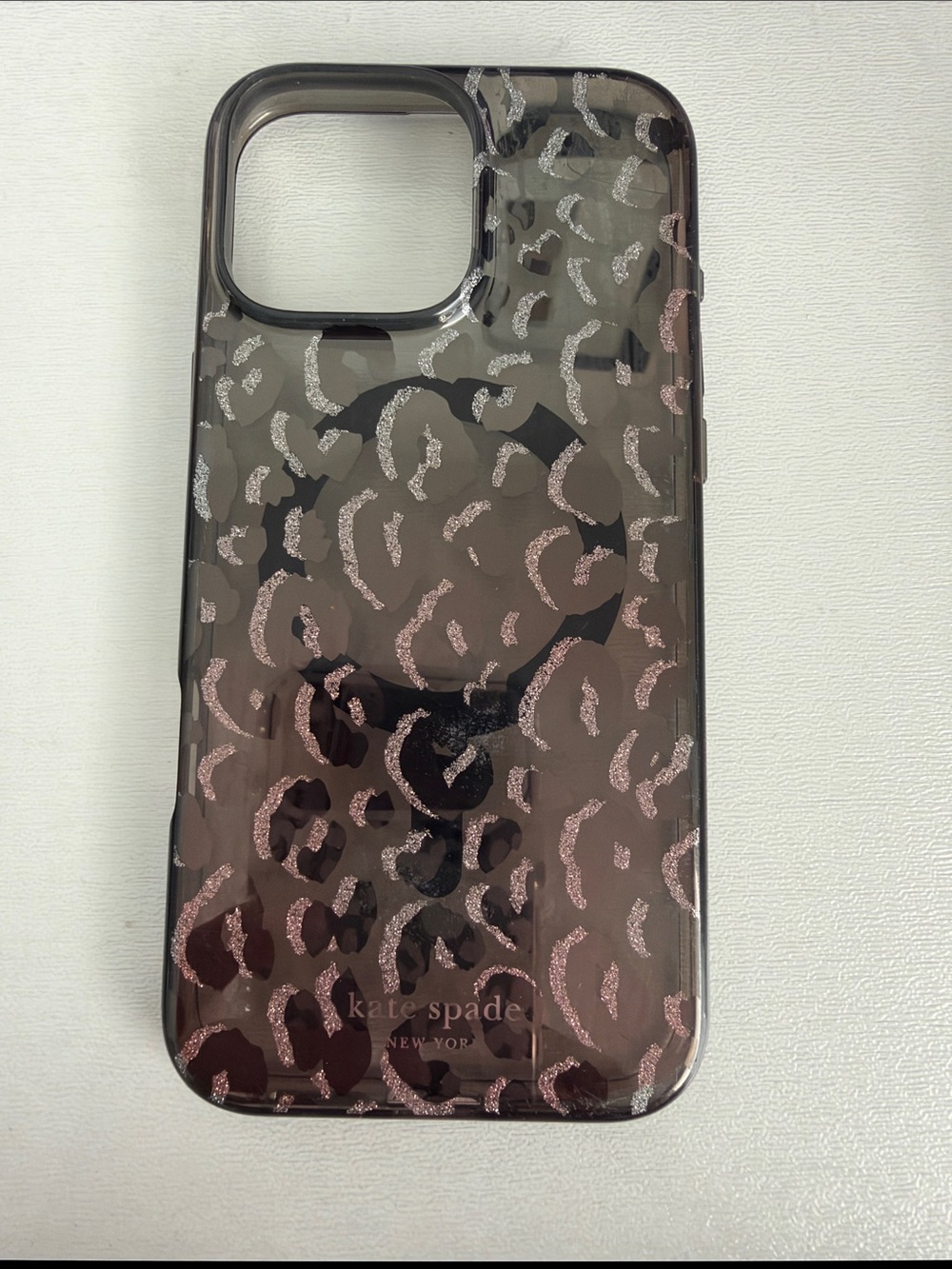 kate spade Glitter Leopard iPhone Case 16 Pro Max